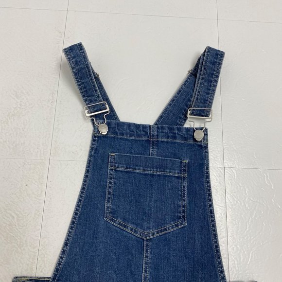 Dollshouse Juniors overalls denim shorts pants blue size 7 - Picture 2 of 12
